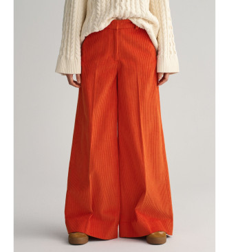 Gant Pomarańczowe spodnie sztruksowe