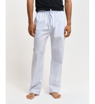 Gant Blauw gestreepte pyjamabroek