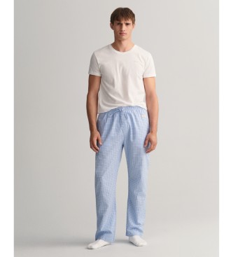 Gant Blue checked pyjama trousers