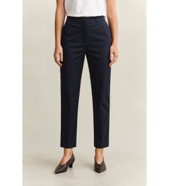 Gant Elegante Anzughose Slim Fit marineblau