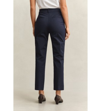 Gant Elegante Anzughose Slim Fit marineblau