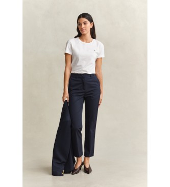 Gant Elegante Anzughose Slim Fit marineblau