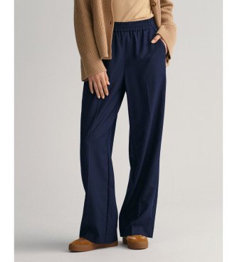 Gant Relaxed Fit Pull-On Broek marine