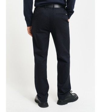 Gant Slim Fit Two Tone Navy-bukser