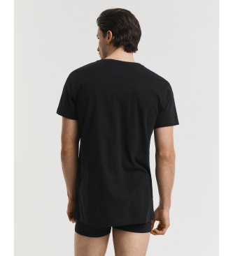 Gant Conjunto 2 T-shirts com decote em V preto, branco