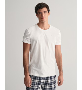Gant Pack of two white crew neck shirts