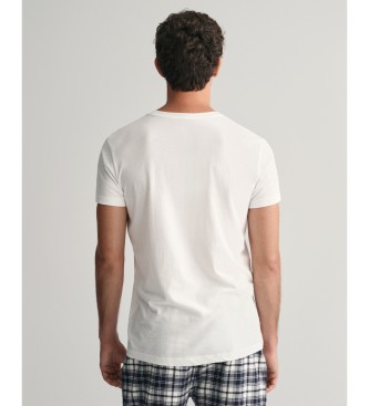 Gant Confezione da due magliette girocollo bianche