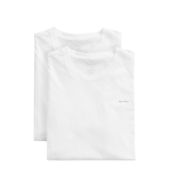 Gant Set of 2 white crew neck t-shirts