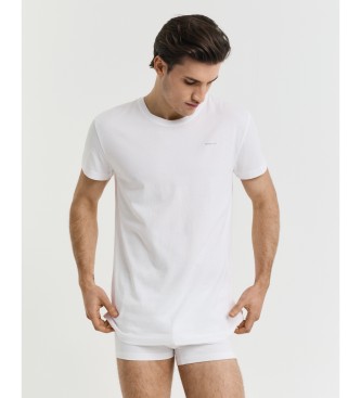 Gant Set of 2 white crew neck t-shirts