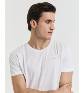 Gant Set of 2 white crew neck t-shirts