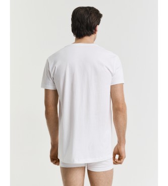 Gant Set of 2 white crew neck t-shirts
