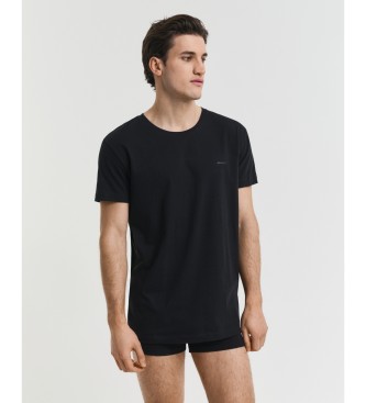 Gant Set of 2 T-shirts round neck white, black
