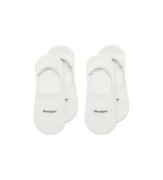 Gant Pack of two pairs of invisible socks white
