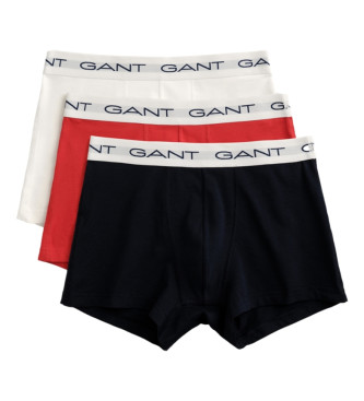 Gant Confezione da tre boxer multicolori