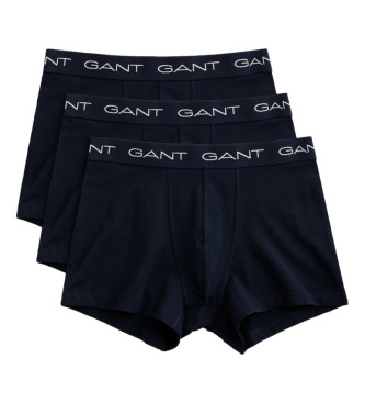 Gant Conjunto de trs boxers em azul marinho