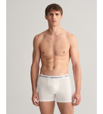 Gant Frpackning med tre vita boxershorts