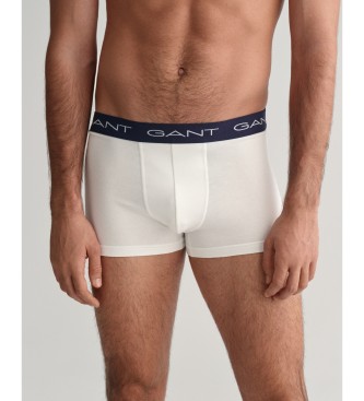 Gant Frpackning med tre boxershortsm vit, gr, marinbl