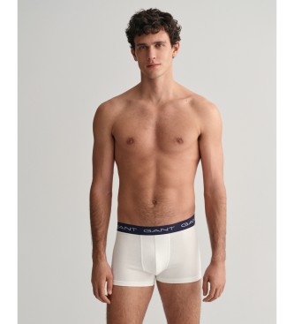Gant Frpackning med tre boxershortsm vit, gr, marinbl