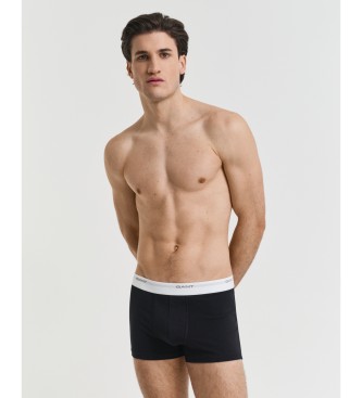 Gant St 3 basic boxershorts hvid, sort