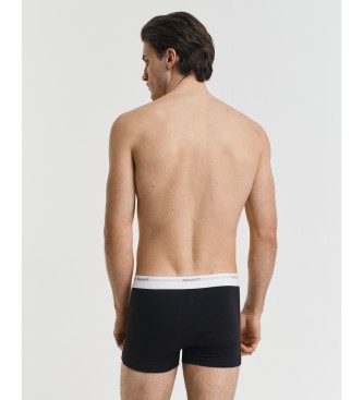 Gant St 3 basic boxershorts hvid, sort