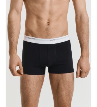 Gant St 3 basic boxershorts hvid, sort