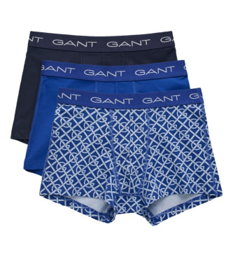 Gant Set van drie boxershorts met G-print