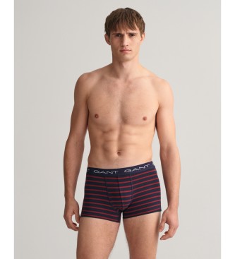 Gant Pack of three navy striped boxer shorts