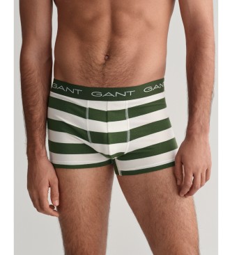 Gant Pack of three green striped boxer shorts