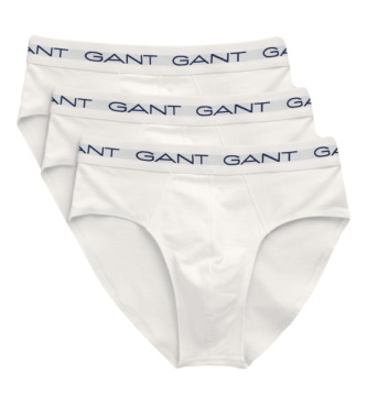 Gant Pack de tres slips blanco