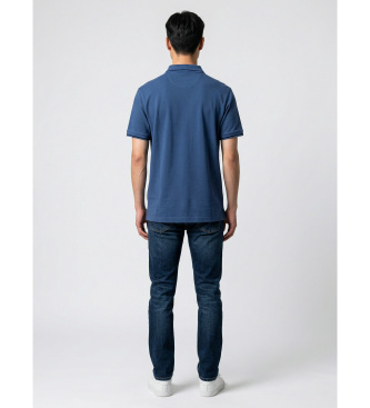 Gant Polo majica Pique z modro obrobo