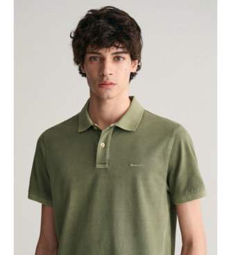 Gant Koszulka polo pique w kolorze wyblakłej zieleni