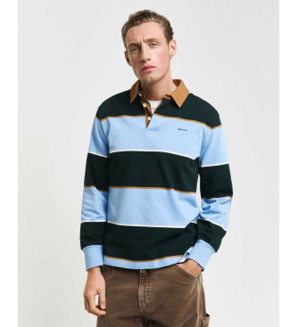 Gant Gestreepte Polo Zwaar blauw, blauw, groen