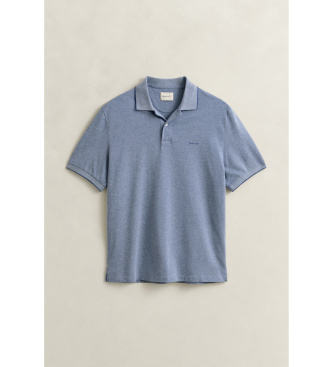 Gant Dwukolorowa niebieska koszulka polo