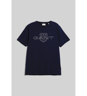 Gant Camiseta logotipo marino