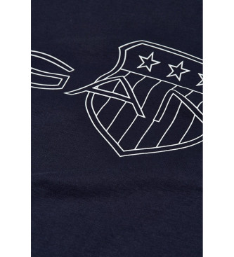 Gant Camiseta logotipo marino