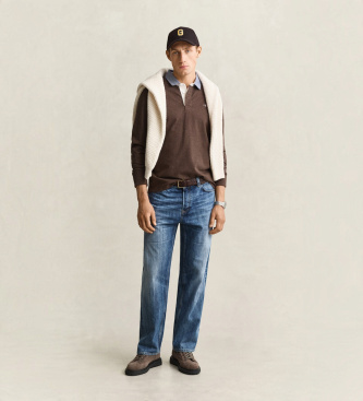 Gant Polo Heavy marron