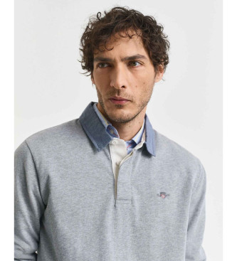 Gant Polo Reg Chambray cinzento pesado