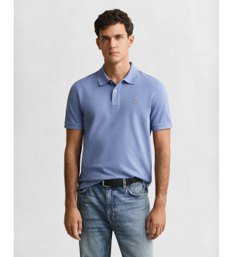 Gant Polo Regular Fit modra