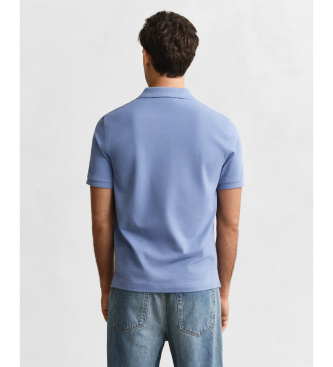 Gant Polo Regular Fit modra
