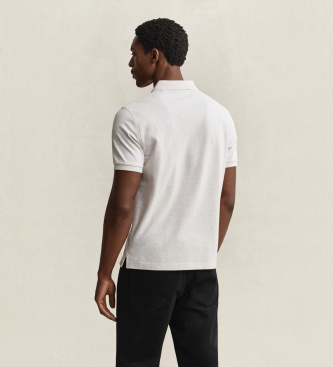 Gant Polo Regular Fit Classique blanc cassé