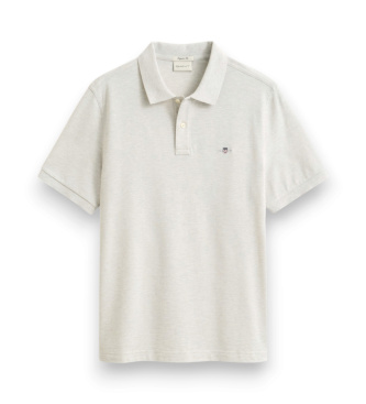 Gant Polo Regular Fit Classique blanc cassé