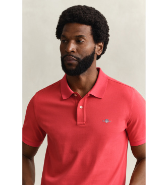 Gant Polo Regular Fit vermelho