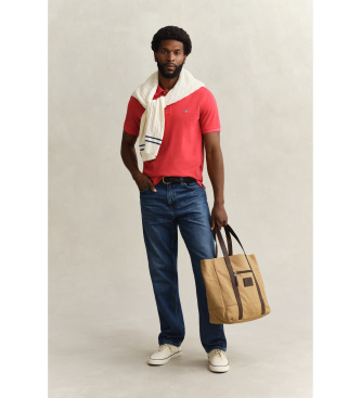 Gant Polo Regular Fit vermelho