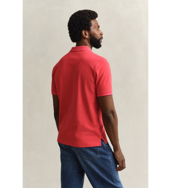 Gant Polo Regular Fit vermelho
