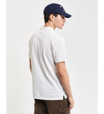 Gant Polo con scudo tonale bianco sporco