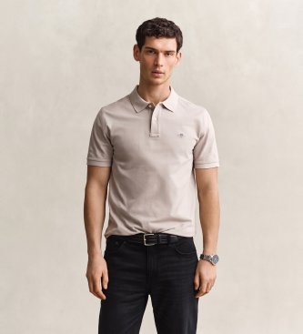 Gant Klassisk piké i regular fit, beige
