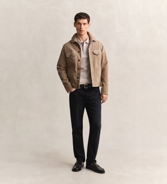Gant Klassisk piké i regular fit, beige