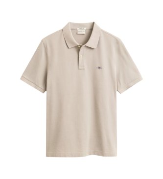 Gant Klassisk piké i regular fit, beige