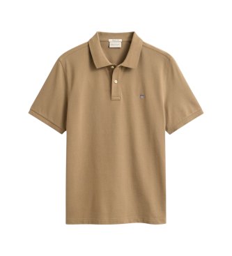 Gant Klassisk Polo Regular Fit brun