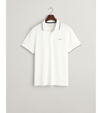 Gant Polo en piqu avec passepoil blanc